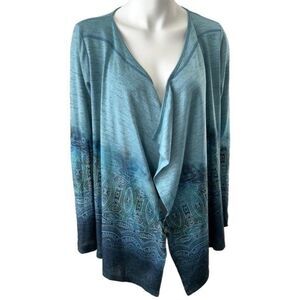 Unity Long Sleeve Lightweight Water Fall Cardigan M